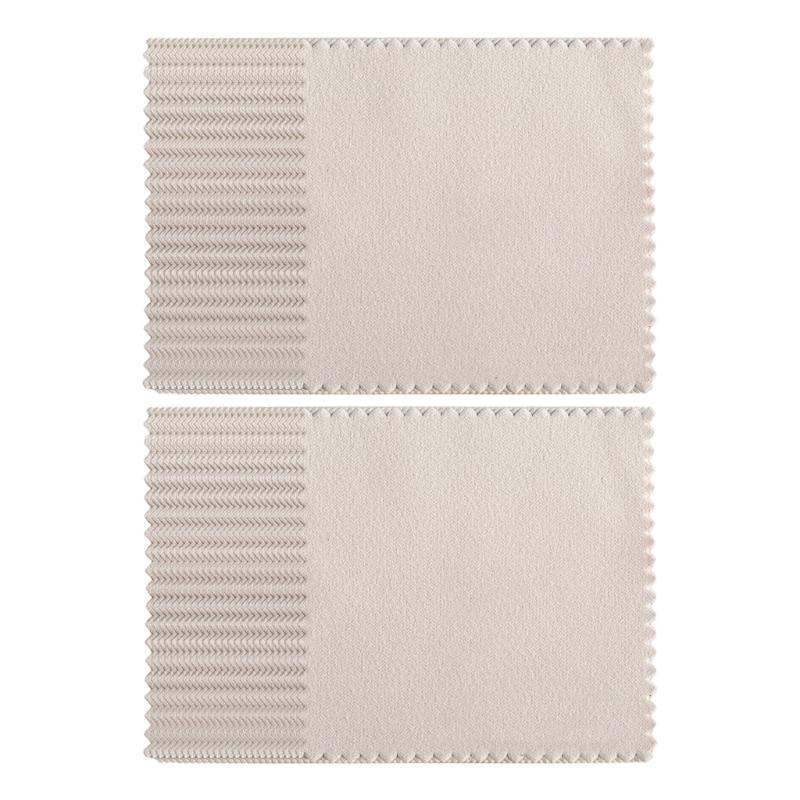 50PCS Practical Jewelry Cleaning Fabric Polishing Cloth 17 Color Option Jewelry Buffing Accessories for Various Bangles
