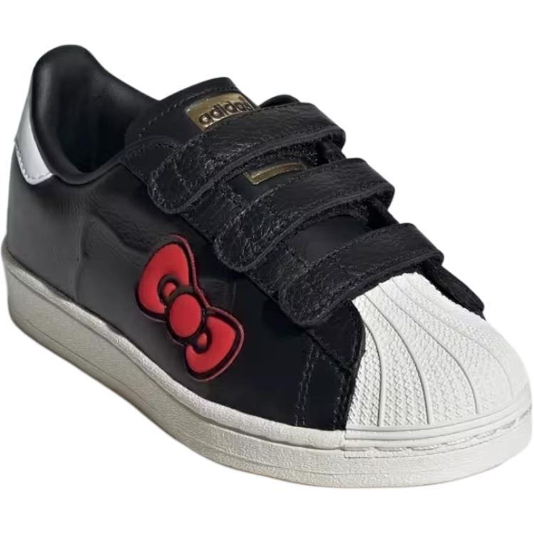 Hello Kitty x Adidas Superstar Comfort Closure C 50th Anniversary Kids Sneakers Black Core-Black Cloud-White IG6996
