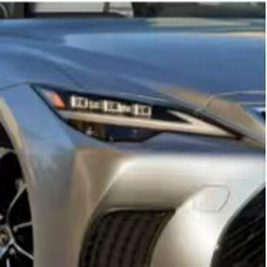 Compatible Smoked Headlight Film for Lexus ES200/IS/NX200/RX300 - Light-Controlled Color-Changing