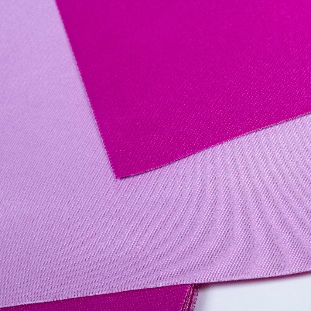 Purple X [KYOETSU] Obi, Half-width Obi, Yukata, Reversible, Plain, Long, Women's (reddish Pink)