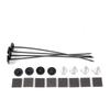 Electric Radiator Fan Tie Strap Mounting Kit Zip Ties Straps Tabs Springs For Car Air Conditioning Radiator Fan Accessories