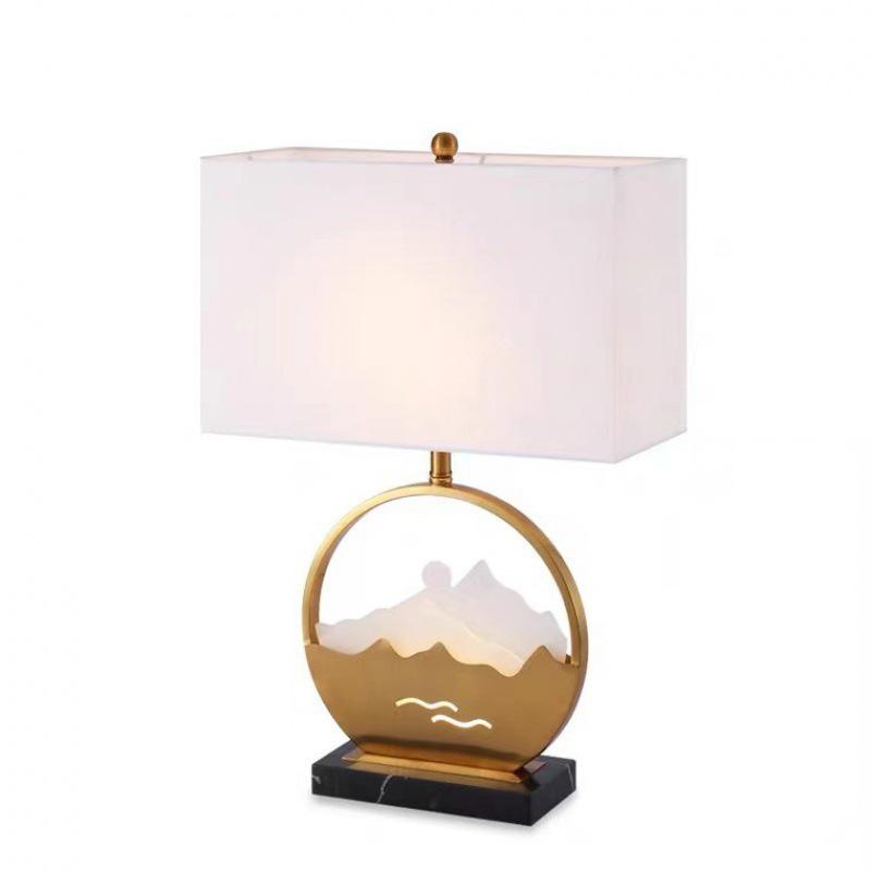 

Creative New Chinese Style Decorative Desk Lamp for Office, Bedroom, Living Room, Villa, or Hotel.