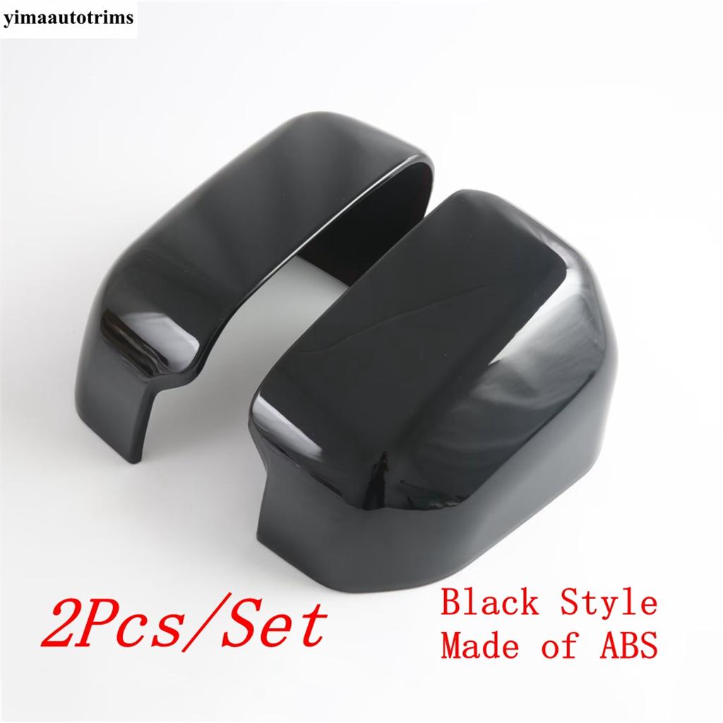 Rearview Mirror / Front Fog Light Lamp / Fuel Oil Tank Cap Cover Trim For BYD SHARK 2024 2025 Black / Carbon Fiber Accessories