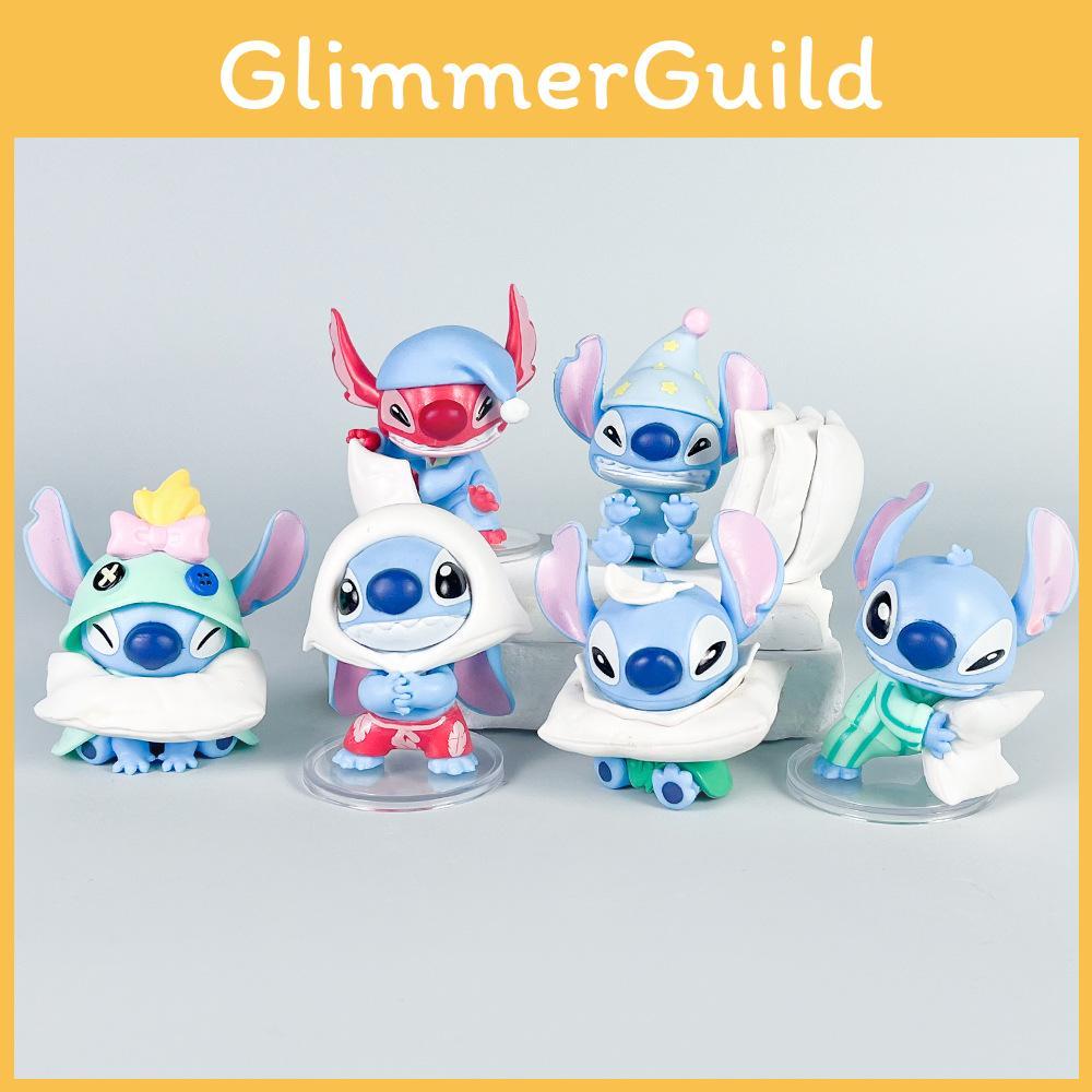 Sleepwear 6 Pcs Pillow Design Mini Model Desktop Ornament Decor Set