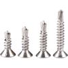 410 Stainless Steel Phillips Countersunk Self-Drilling Screws
