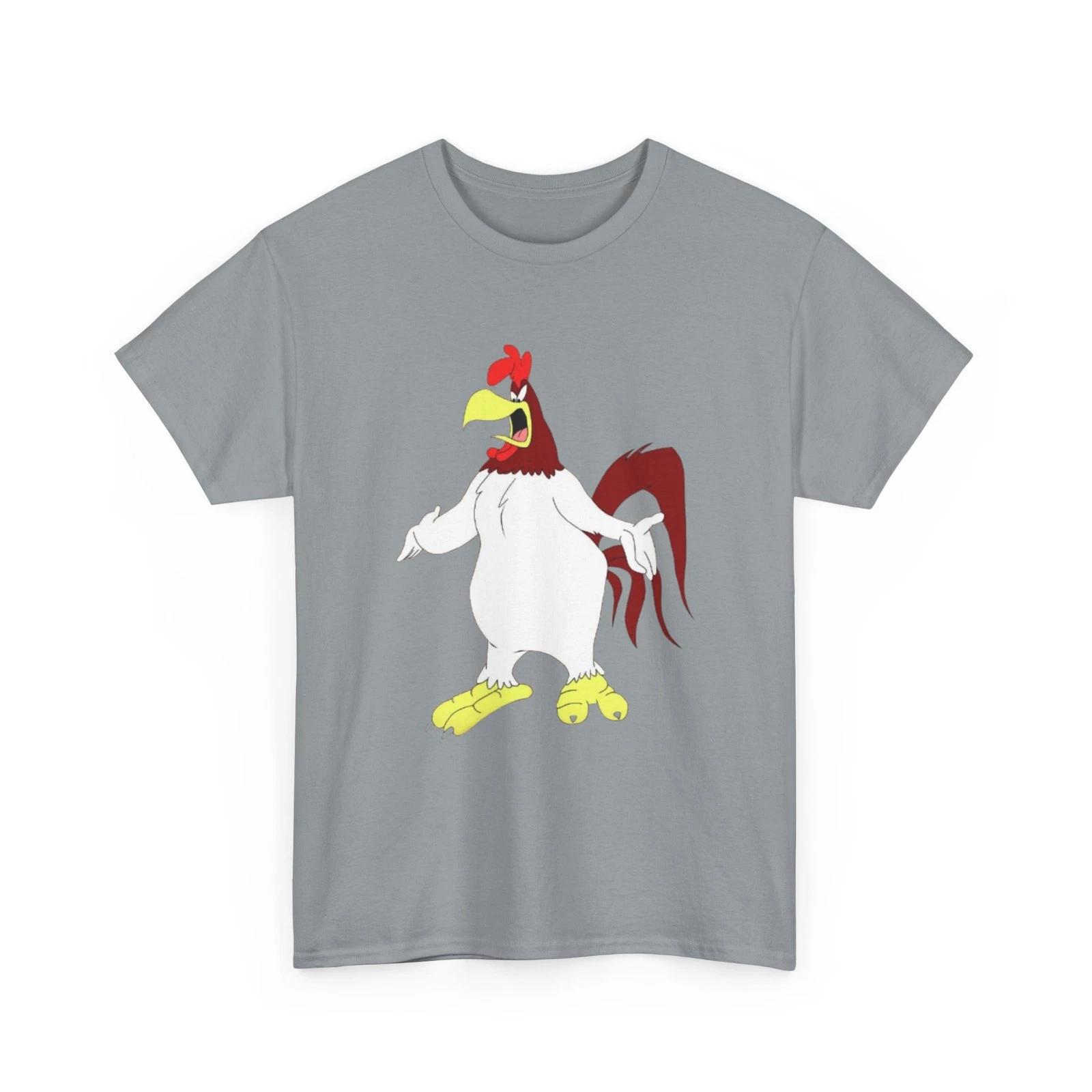 Foghorn Leghorn Printed T shirt Classic Cartoon Collectible Bugs Bunny Porky Pig S