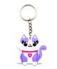 Jungle Animal Cartoon Keychain - Cute PVC Epoxy Pendant for Car Keys