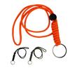 Paracord Key Lanyard Heavy Duty Breakaway Neck Strap with Quick Release Adjustable for Outdoor Hiking Running Cycling