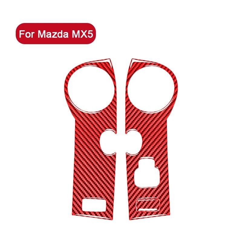 

Стайлинг автомобиля, подлокотник двери автомобиля, панель из углеродного волокна, декоративная крышка, наклейки, отделка для Mazda MX-5 MX5 NC 2009-2015, аксессуары для интерьера RHDAcF