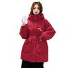 Down cotton-padded clothes women's trendy new medium and long large size loose bread clothes cotton-padded clothes winter cotton-padded jackets thi
