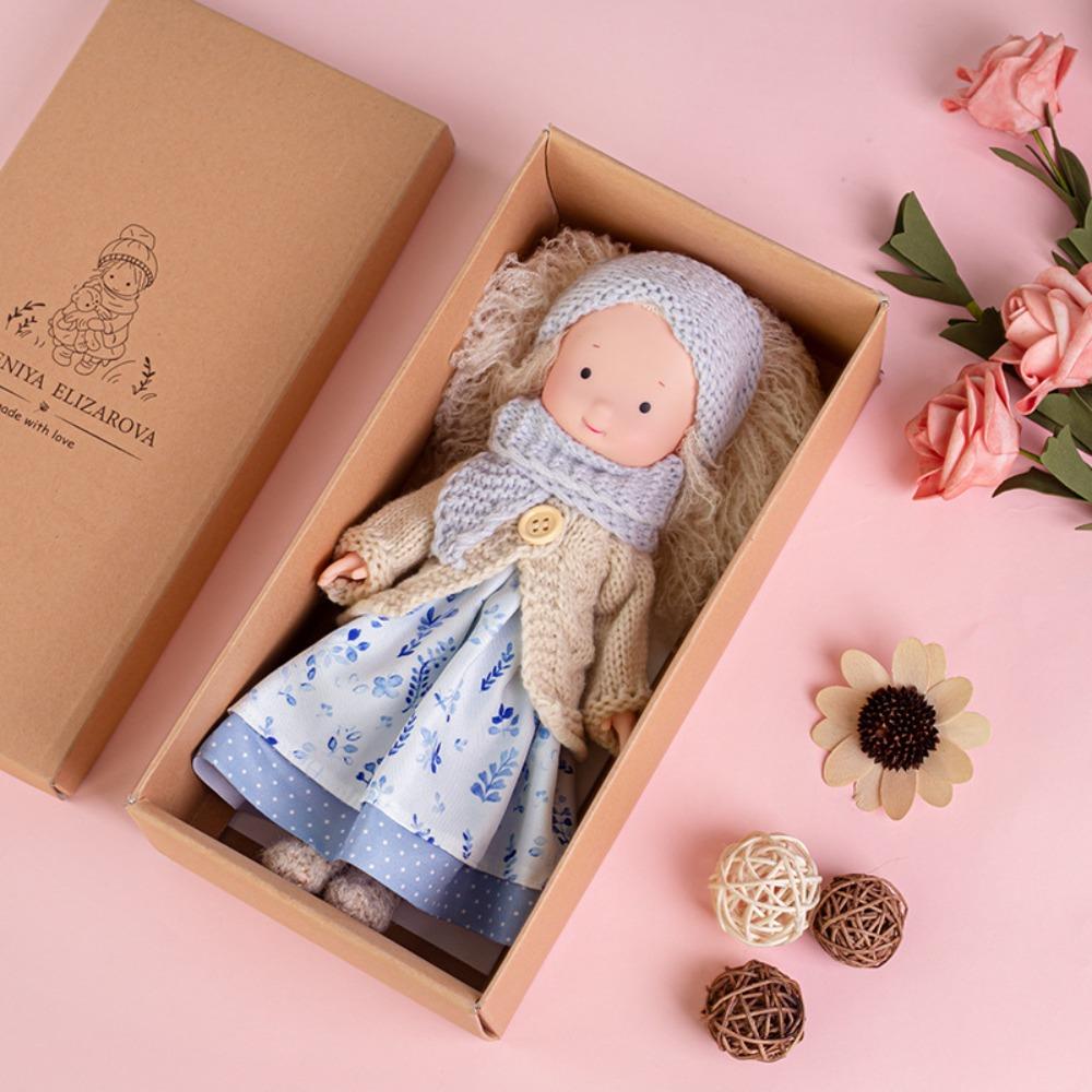 Native Waldorf Doll Kawaii Handmade Doll Toy Kids Toy Cartoon Plush Stuffed Doll  Children's Gift