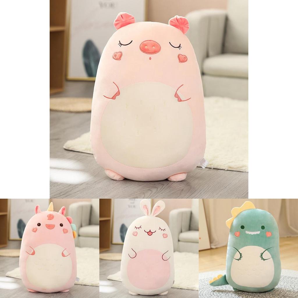 Short Plush Animal Pillow Doll For Kids Dinosaur/lion 17.1in-31.5in