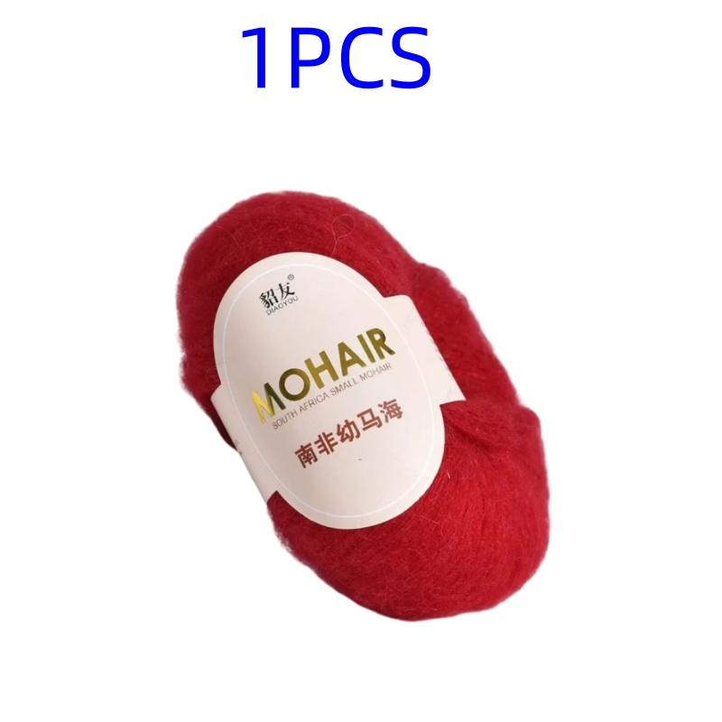 25g High Quality Mohair Yarn High Content Soft Skin-friendly Eco-friendly Mohair Crochet Yarn For Crochet Shawl Sweater Cloth
