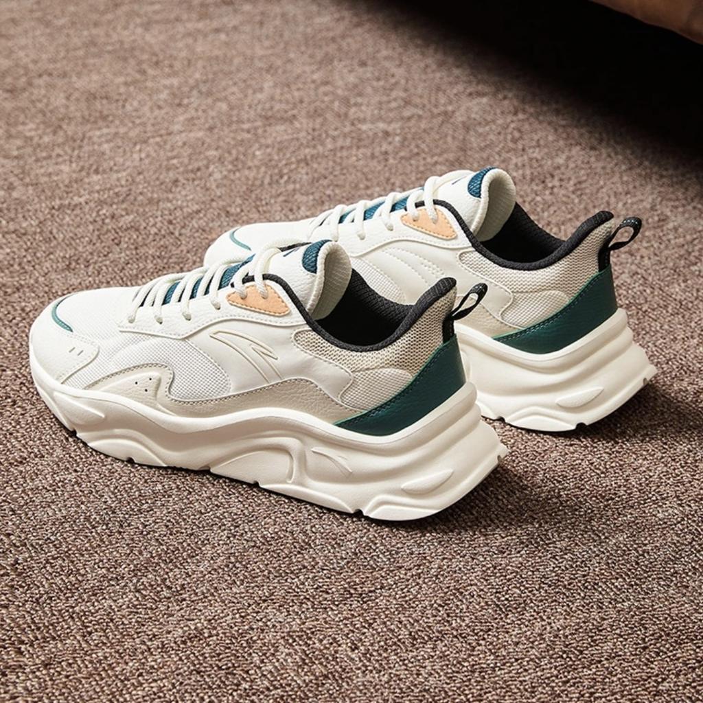 Anta Little Millennium Fashion Comfortable Versatile Non-Slip Wear-Resistant Breathable Low-Top Casual Shoes Men Casual Shoes 912448811-2