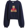 Knitted Sweater Cotton Logo Embroidered Bear Crew Neck Kids Tops 843896