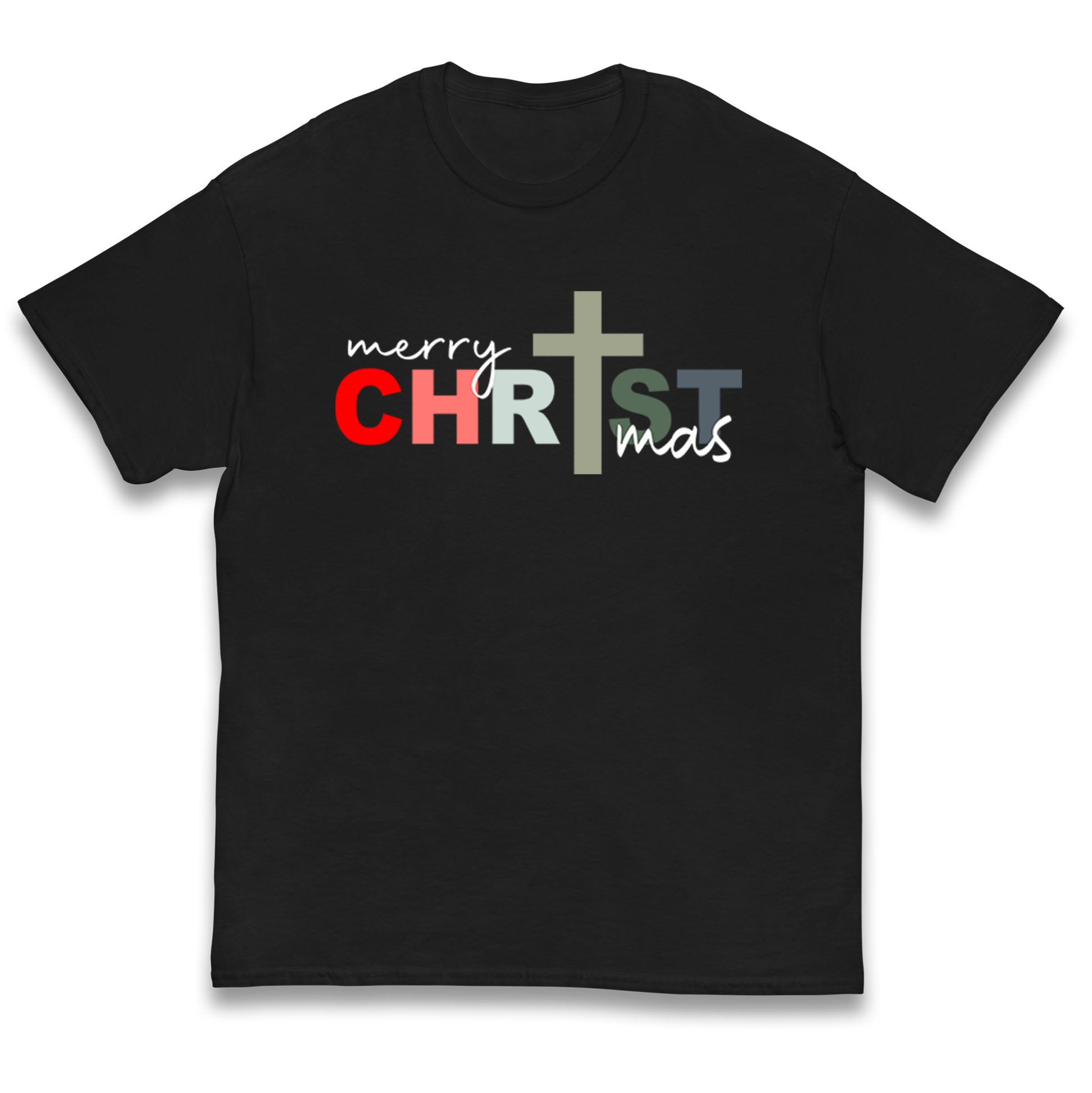 Merry Christmas Christ Christmas Kids T Shirt 160