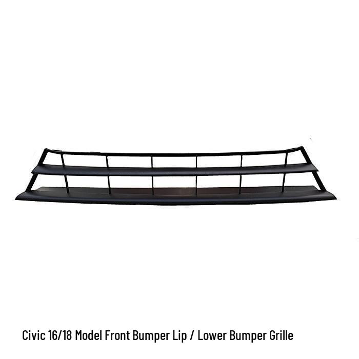 

Civic Front Bumper Chin & Side Skirt Lower Grille for 2016-2021 Models