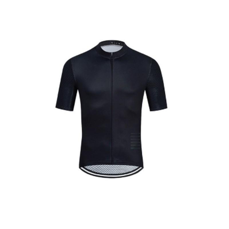 Solid Color Cycling Jersey Short Sleeve Quick Dry Breathable Bike Shirt Men Women Road Mountain Biking