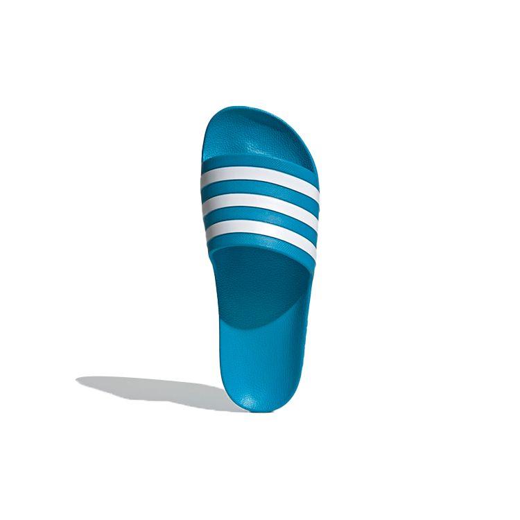 Adidas Adilette Aqua Slides Solar Blue Unisex Sneakers Cloud-White FY8047