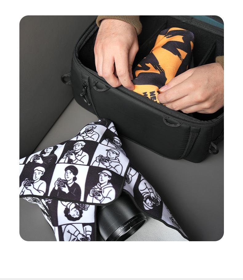 Ambitful Magic Velcro Fabric Camera Lens Wrap Bag