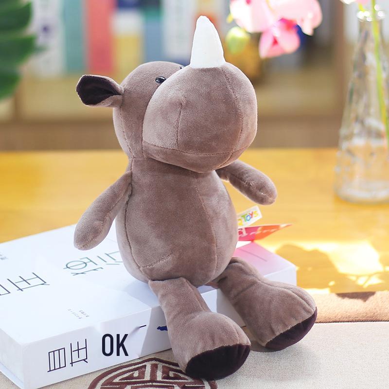 Forest Animal Plush Toys: Elephant, Monkey, Tiger, Lion, Giraffe Figurines - Children's Gift Collection