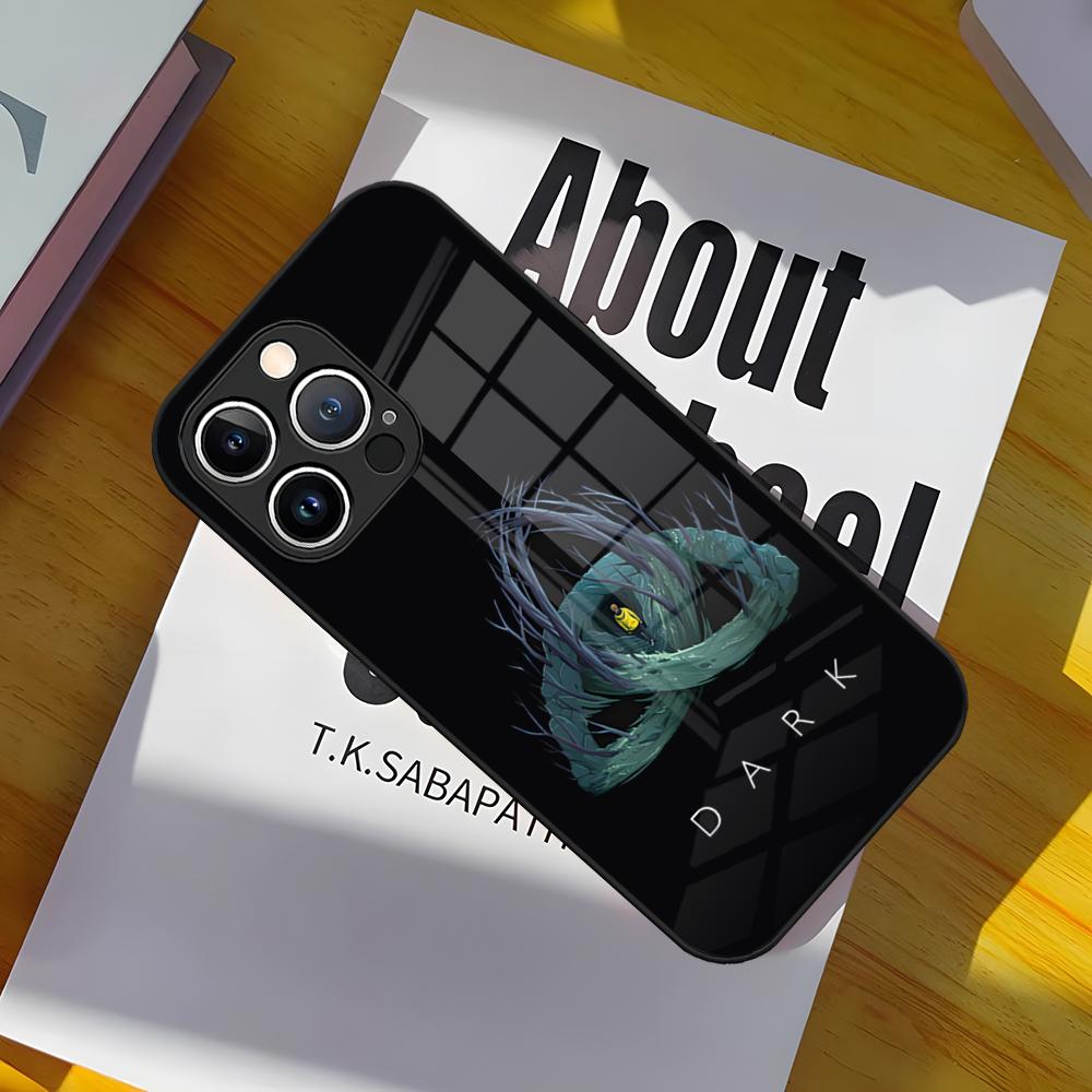 Cool D_Dark TV Series Phone Case Glass Cover For IPhone 17 15 Pro Max 14 Pro 16 12 11 13 Mini X XR XS 8 7 Plus SE