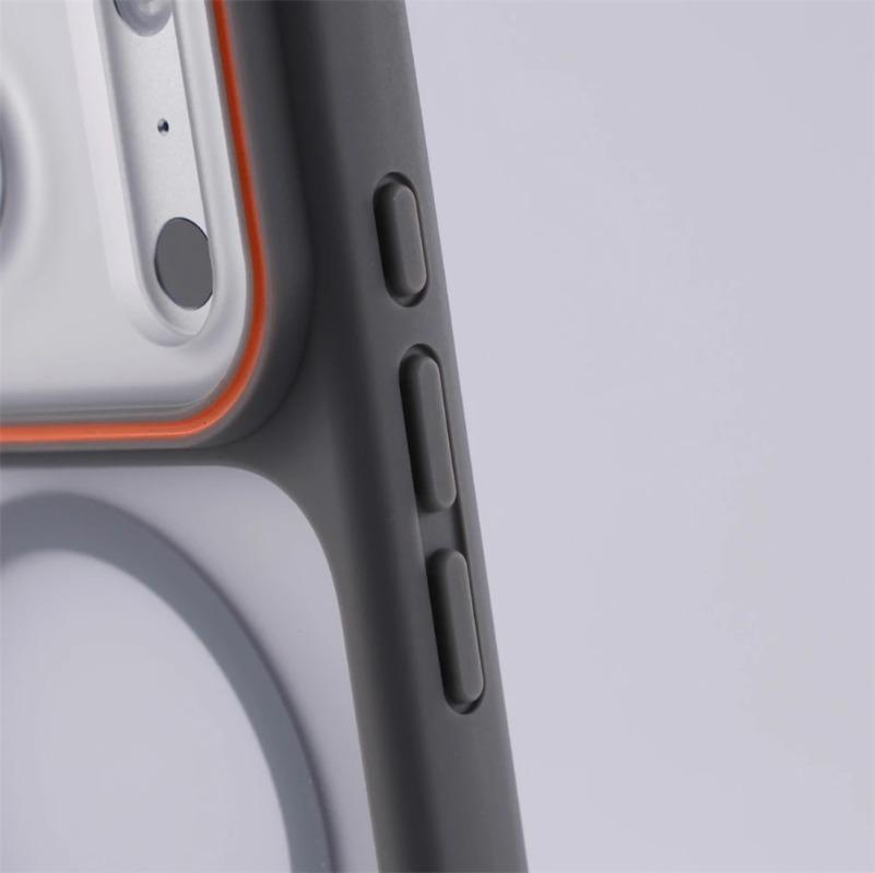Luxury Matte Translucent For Magsafe Case For iPhone 17 16 Pro Max 15 14 Plus 13 12 Magnetic Wireless Charging Shockproof Cover