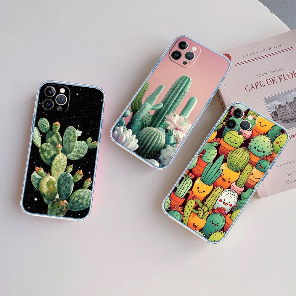 FM11 Cacti Succulent Phone Case for Motorola Moto G10 G20 G30 G31 G32 G34 G35 G41 G42 G50 G51 G52 G55 G60 G60S G62 G71 G72 G75