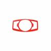 Car Headlight Switch Control Frame Cover 1* For Ford F-150 2015- Bright Red