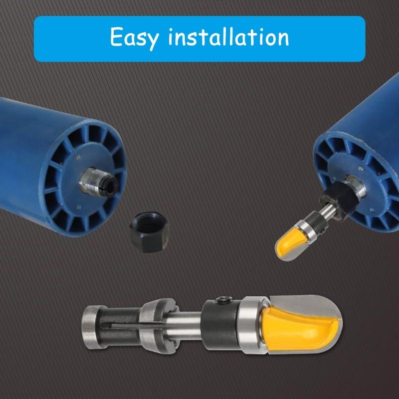 3 Stück Hochpräzisions-Trimmer-Fräser-Spannzangen-Adapter-Set für verbesserte Kompatibilität und Effizienz in Graviermaschinen