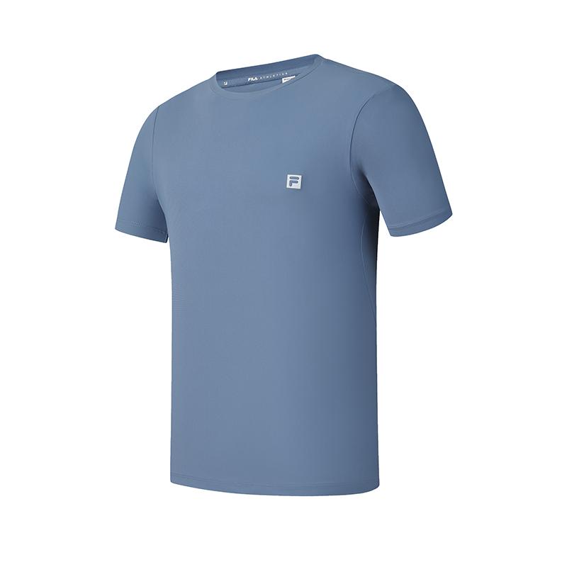 New FILA Fitness T Shirt Men's Moonlight Blue A11M521127F-RB