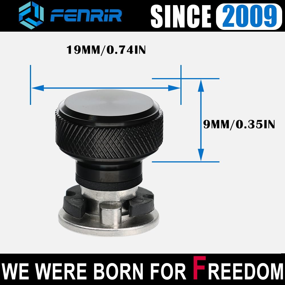 FENRIR Motorcycle Quick Release Seat Bolt Screw 304 Stainless Steel