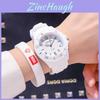 Kids Led Quartz Watch With Night Light And Silicone Strap For Childrens Gift
