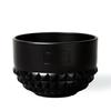 BOTANIZE PLA POT BOWL STUDS Black Black Plastic Pot for Agave Tuberous Bonsai 11cm Gracilis, Plants, Succulents, (Black)