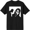 Bioworld Ghostface Black and Men's White Black Graphic Tee