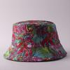 Digital printing small edge bucket hat spring and summer double-sided can wear outdoor sunshade basin hat spot
