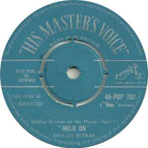 

7inch Record SHELLEY BERMAN On The Phone 45POP732 HIS MASTERS V 1960 UK Music Others Used