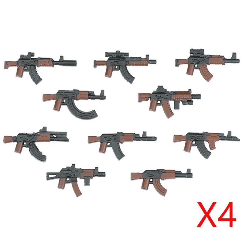 Militärwaffen Bausteine Moderne Spezialeinheiten Figuren Armee Soldat Stadtpolizei Mehrfarbig AK Zubehör Steine Spielzeug