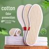 Linen Deodorizing Breathable Cotton Insoles for Leather Shoes - Sweat-Absorbing, Comfortable, and Long-Lasting Fragrance for Men and Women.