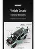 Huina 1:32 Yangwang U8 Pull-back Alloy Model Toy with Sound and Light