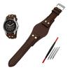 Pulseira de couro genuíno 22mm com esteira para fóssil ch2891 ch3051 ch2564 ch2565 pulseira de relógio artesanal masculina pulseira de couro