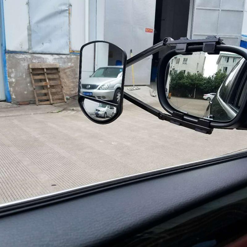 Auto Abschleppspiegel Klemmbar Verlängerter Rückspiegel Einstellbarer Winkel Seitenrückspiegel Fahrzeugzubehör