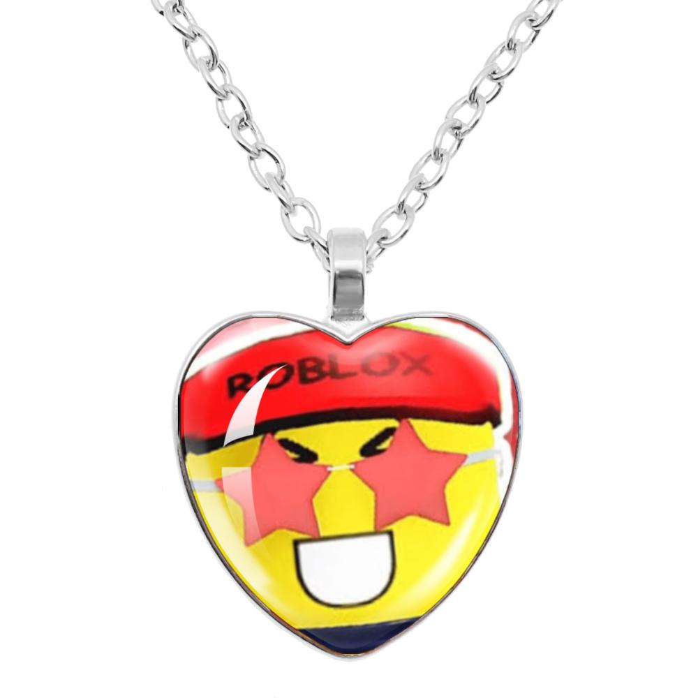 

Buy Our New Pizza Elliot Game Forsaken Funny MeMe Glass Heart Shape Pendant Necklace Jewelry Charm Gamer Collect Gift