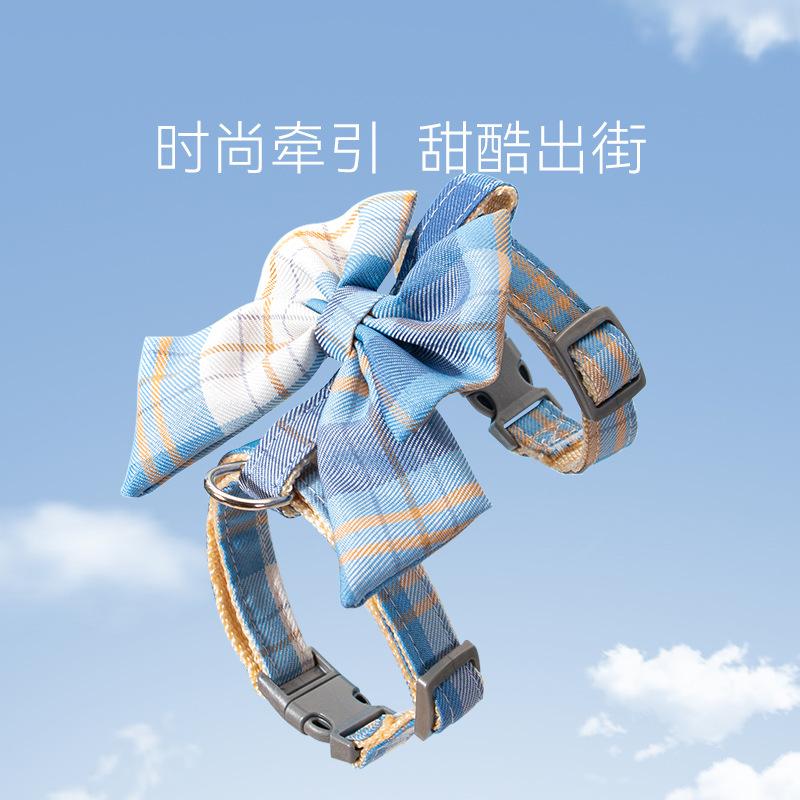 Katzengeschirr ausbruchsicher I-förmige Kätzchenausgehweste Leine Katzenseil Hund Haustierbedarf