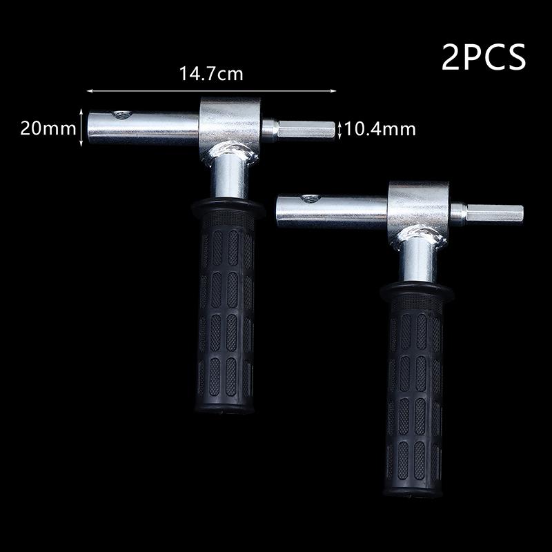 Attacco Trapano Avvitatore Senza Fili Per Sonda da Ghiaccio Adattatore Metallico Convertitore Punta per Trapano Elettrico Accessorio per Pesca sul Ghiaccio all'Aperto