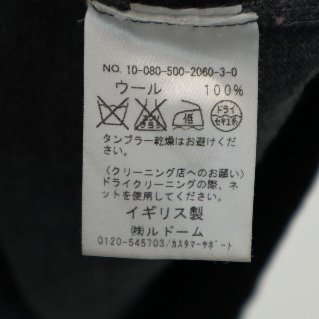 JOHN SMEDLEY British wool Long sleeve knit cardigan S Gray Women Used