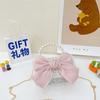 Korean Style Pearl Handbag for Kids Cute Bow Princess Messenger Bag Parent-Child Mini Shoulder Bag