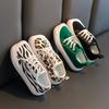 Children'S Shoes Autumn Newest Girls' Sneakers Square Toe Canvas Shoes Lowcut Boys Wearresistant Canvas