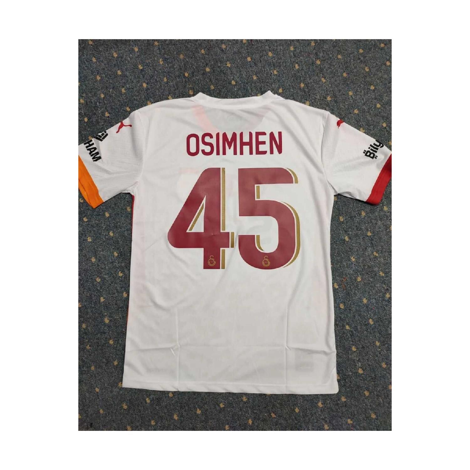 

Галатасарай Osi.men 45 20.24.2025 Новый сезон взрослая футбольная майка белая