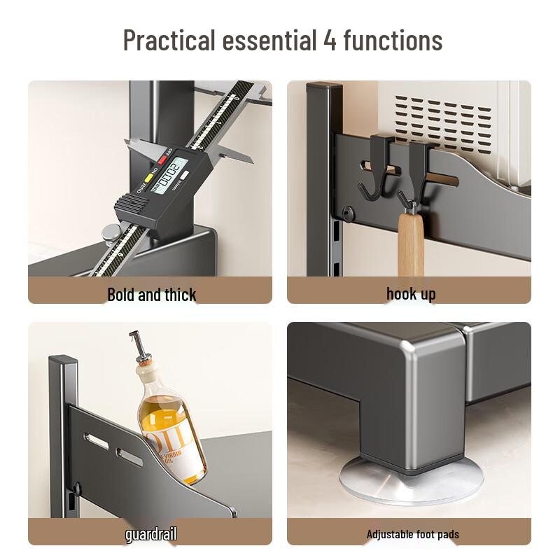 Multi-layer Kitchen Countertop Storage Rack